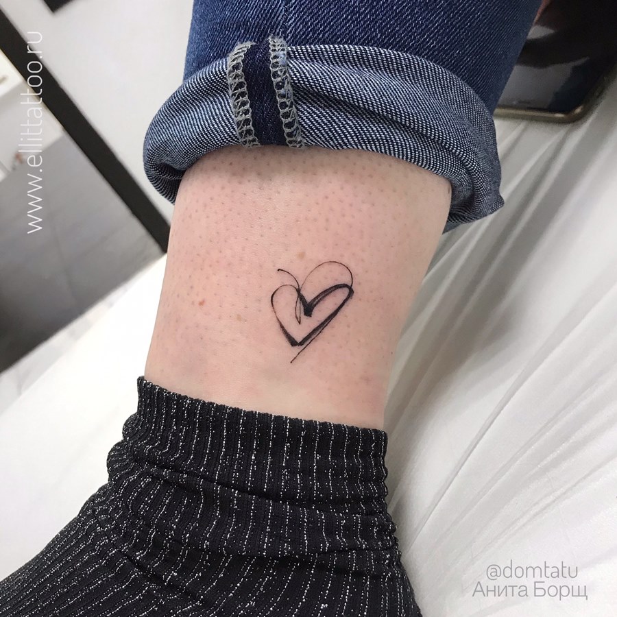 Значение татуировки сердце с огнем