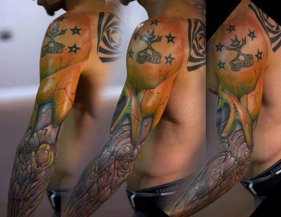 Рукова Tattoo sleeves Тату фото.