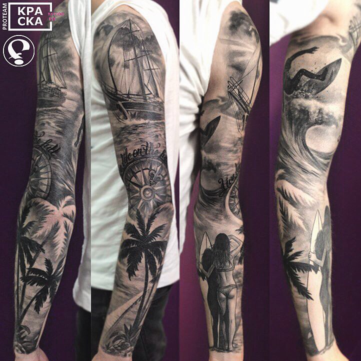 Рукова Tattoo sleeves Тату фото.