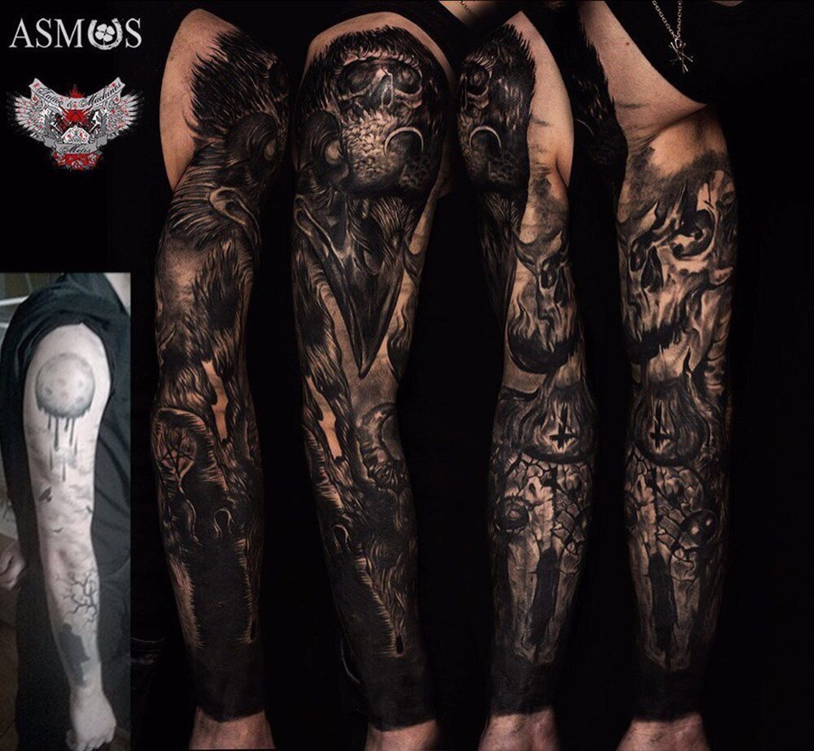 Рукова Tattoo sleeves Тату фото.