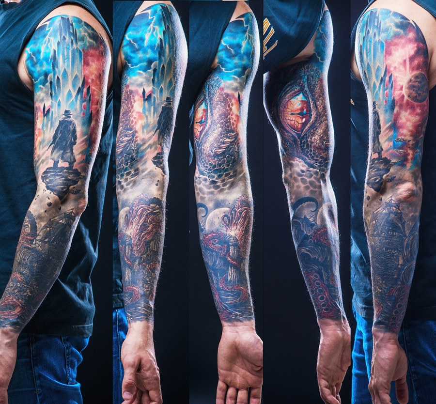 Рукова Tattoo sleeves Тату фото.