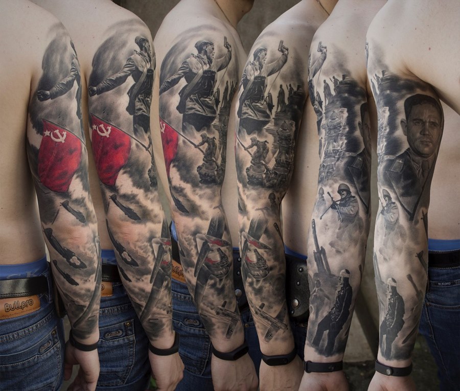 Рукова Tattoo sleeves Тату фото.