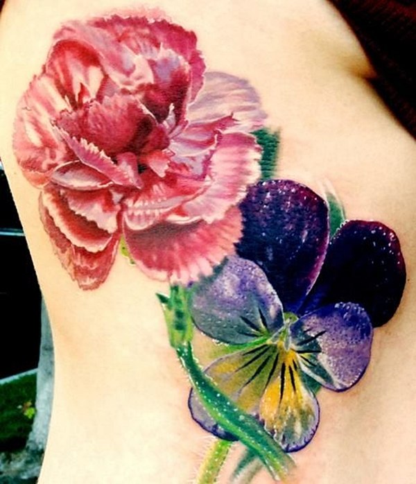 Цветы Tattoo flowers Тату фото.